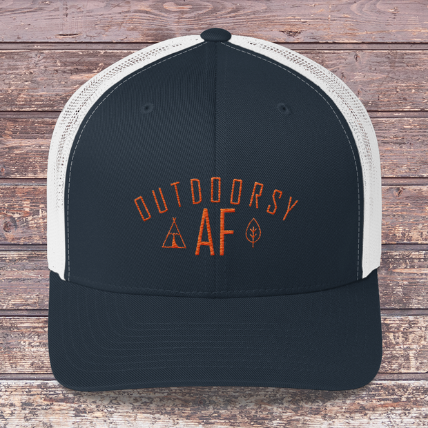 Outdoorsy AF Retro Trucker